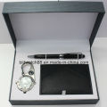 Mens Watch Gift Set com pingente